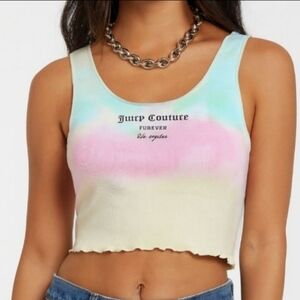 Forever 21 Pastel Tie-Dye Crop Top